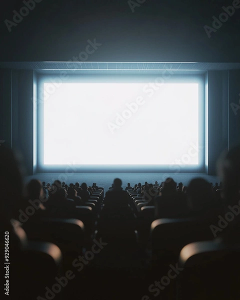 Obraz White cinema screen