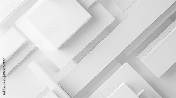 Fototapeta white abstract background luxury cloth or liquid wave or wavy folds 