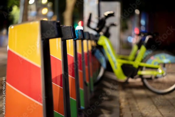 Obraz Bicycle on a street