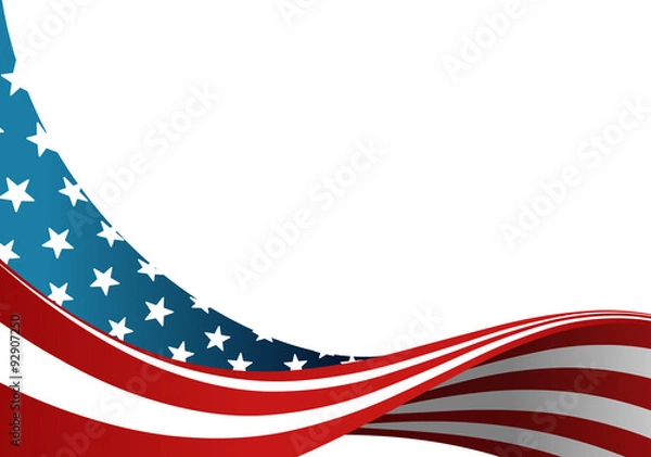Fototapeta flaga Ameryki