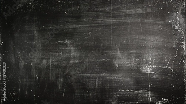 Obraz A blank chalkboard surface, ready for writing or drawing.