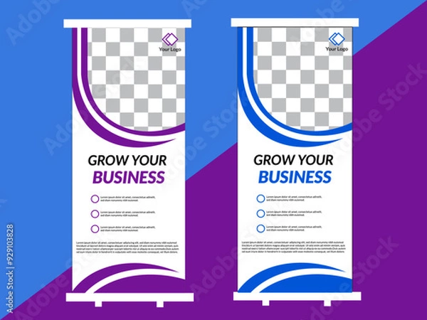 Obraz Business Roll Up Banner Design Template