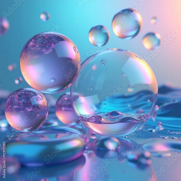 Obraz Bubbles in the water