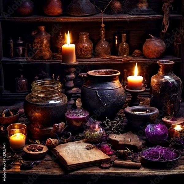 Obraz Witch's Potion Brewing