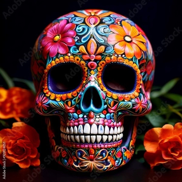 Obraz Day of the Dead Sugar Skulls