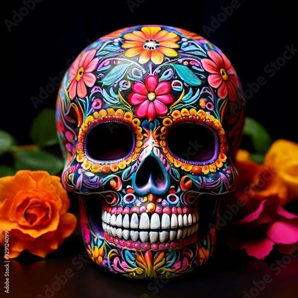 Obraz Day of the Dead Sugar Skulls