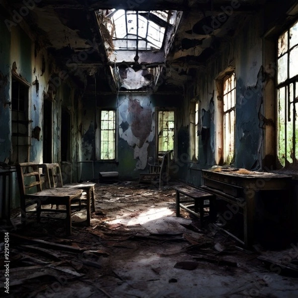 Obraz Mysterious Abandoned Asylum