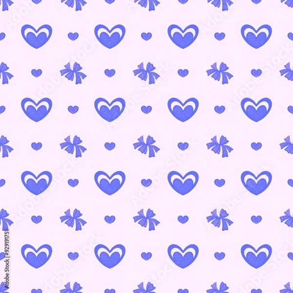 Obraz seamless pattern with hearts