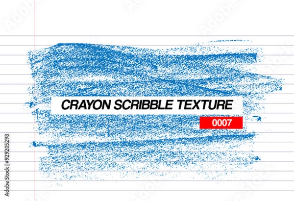 Fototapeta MPS - crayon scribble - 0007