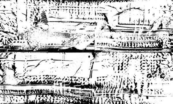 Obraz Grunge Texture, Black and White Texture, Tile or Marble Texture