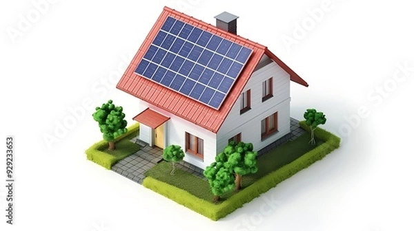 Fototapeta Blue digital artwork featuring tropical leaves illuminated by neon lights and glowing flowers, creating a vibrant and otherworldly effect