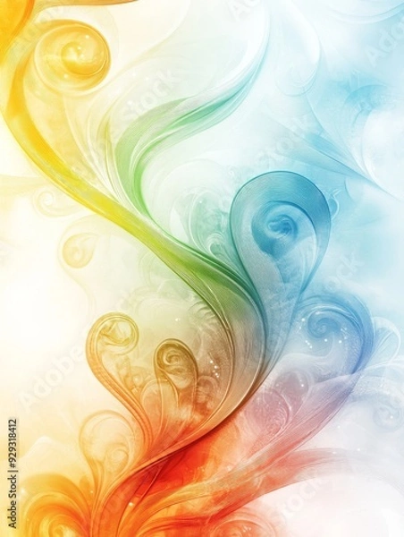Fototapeta Abstract Swirls of Color