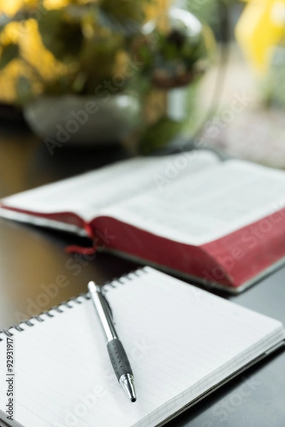 Fototapeta Notebook and Pen