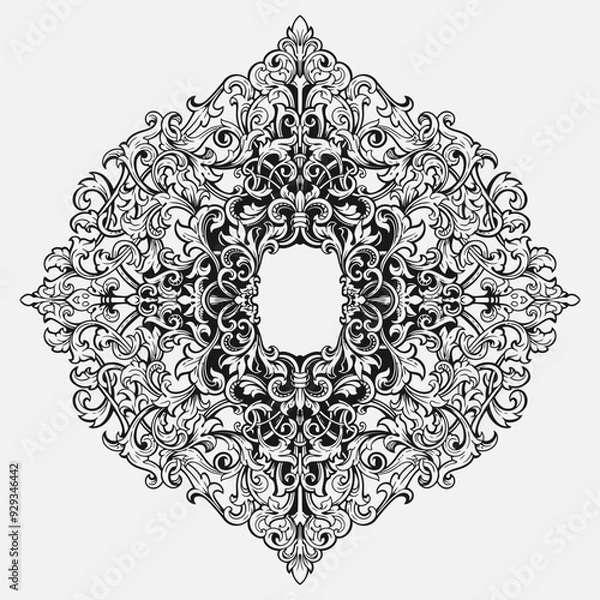 Obraz Vintage typographic decorative ornament design elements