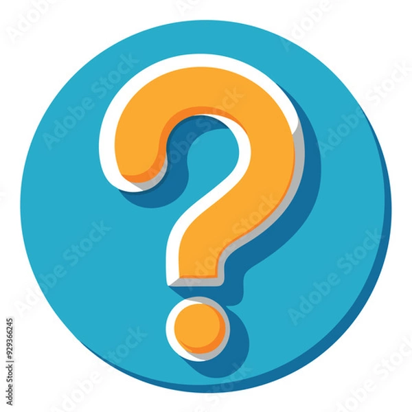 Obraz Question Mark Vector Design Illustration