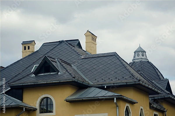 Obraz roof and chimney