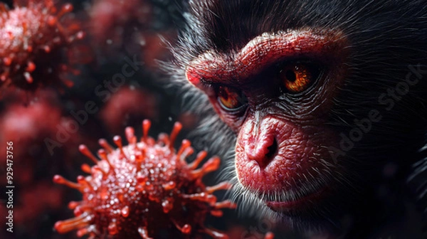 Fototapeta MonkeyPox Virus