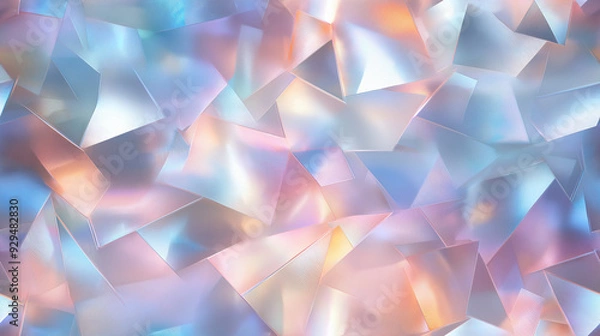 Obraz frosted prism texture with diffused spectral highlights