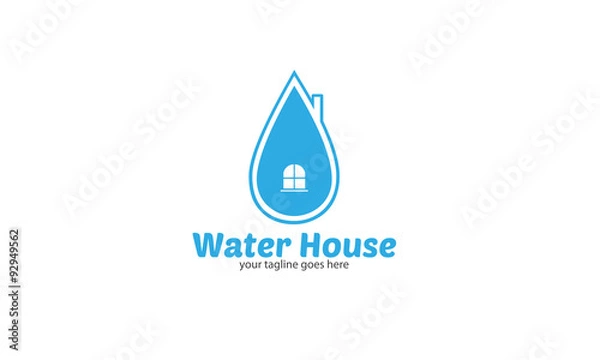 Obraz Water House Logo
