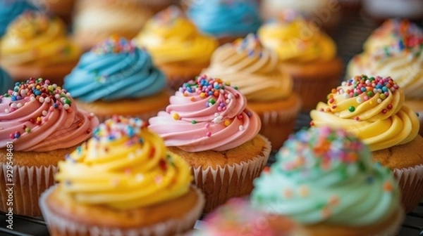 Fototapeta Baking: Make the most of your afternoon with a baking session. Try out new recipes and treat yourself to the delicious results of your efforts.
