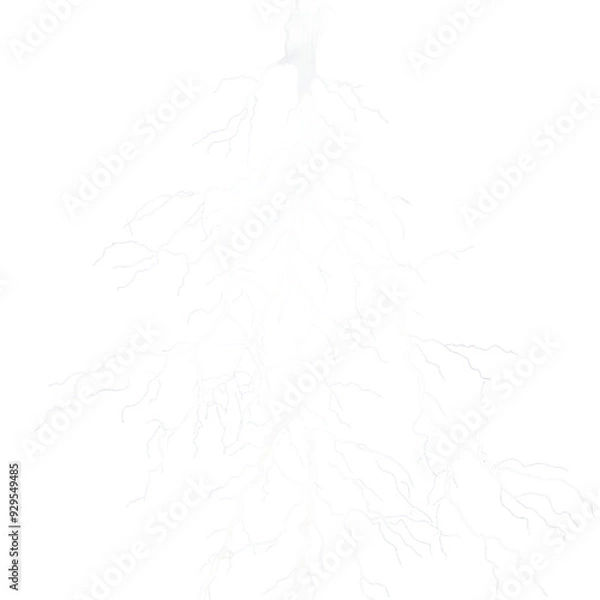 Fototapeta Glowing Thunder isolated on transparent background.png
