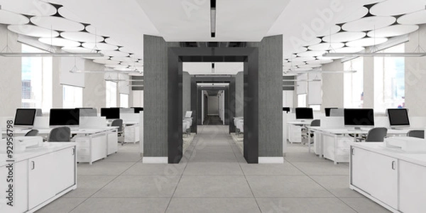 Obraz Nobody office work place