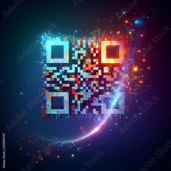 Fototapeta QR Code