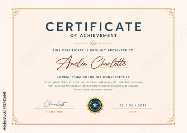 Obraz Certificates