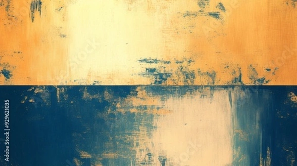 Obraz Rough Oil Paint Strokes on Canvas with Grungy Background Texture