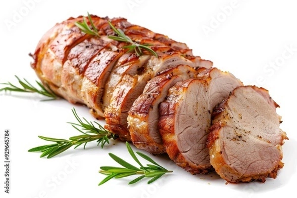 Obraz Roasted Pork Tenderloin with Rosemary.