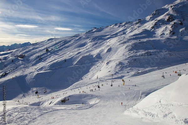 Fototapeta winter in Alps