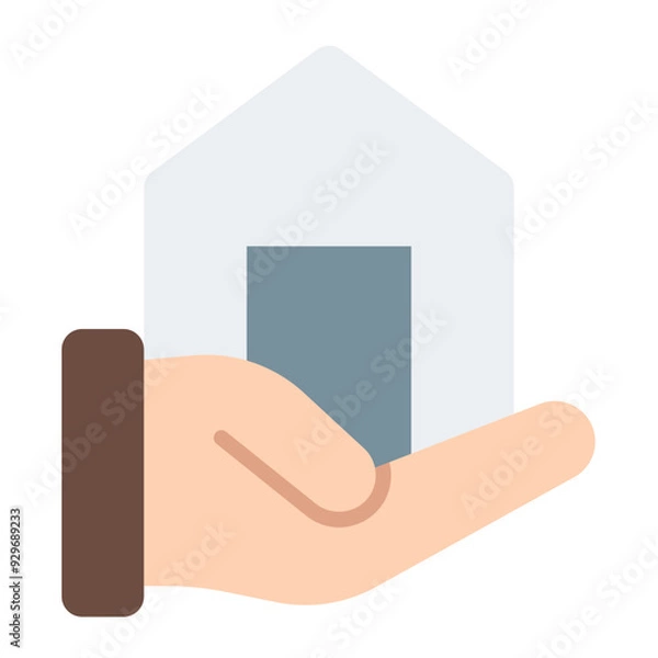 Fototapeta Commercial flat icon