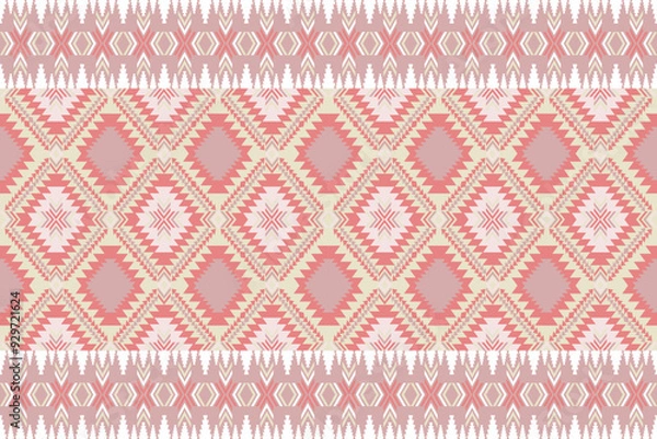 Obraz seamless knitted pattern