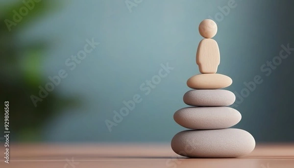 Fototapeta Practicing selfreflection, assessing personal progress