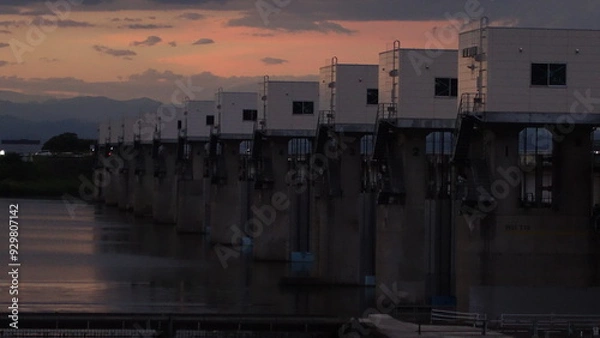 Fototapeta 夕日の風景