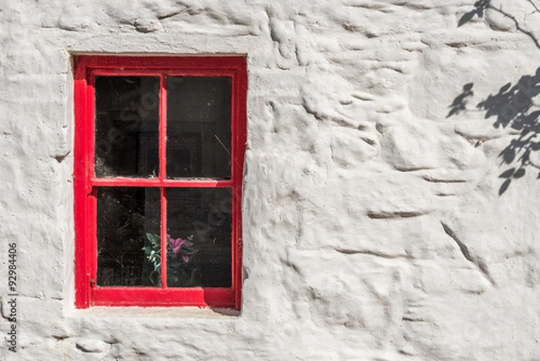 Obraz Red Wicklow Window