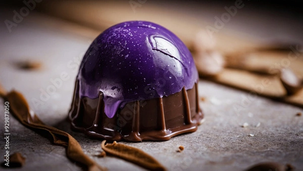 Obraz AI-Crafted Chocolate Bonbon