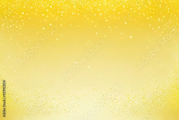 Fototapeta Glittering lemon yellow to cream gradient background, noise