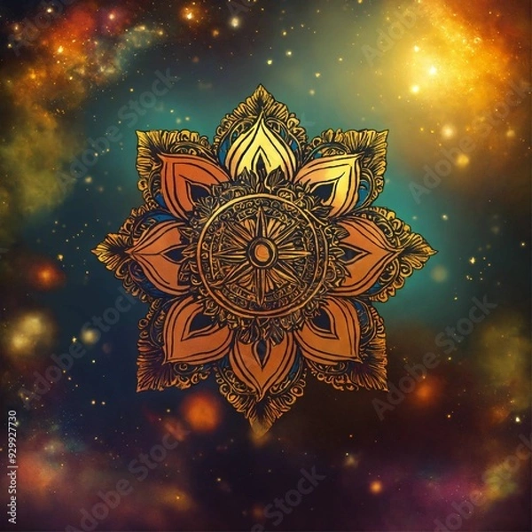 Obraz background with stars