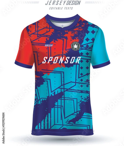 Fototapeta jersey design sublimation