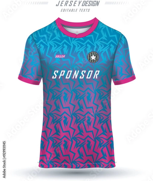 Fototapeta jersey design sublimation