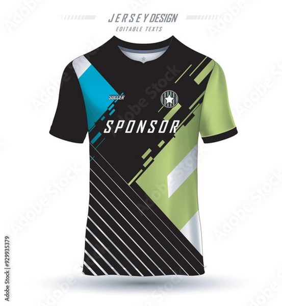 Fototapeta jersey design sublimation