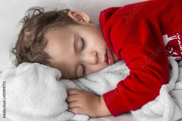 Obraz Little boy taking a nap