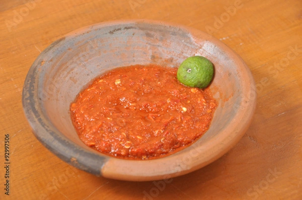 Obraz Sambel for food