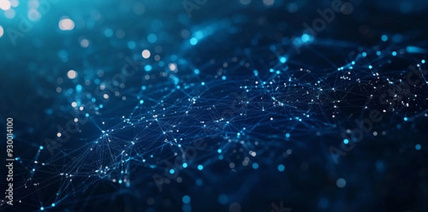Fototapeta Digital Network Abstract.