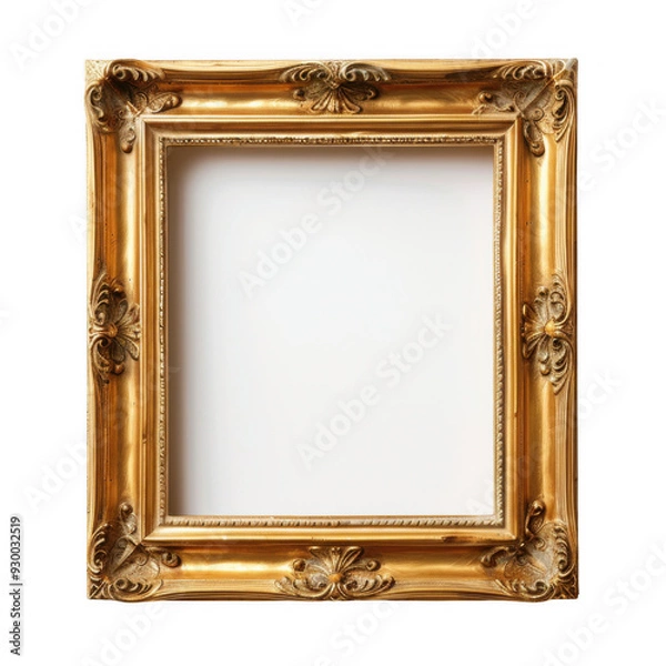 Fototapeta Ornate Gold Picture Frame