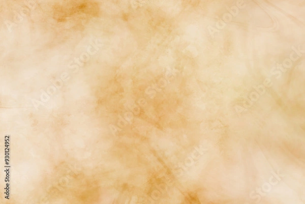 Obraz 水彩のようなまだらな模様の茶色の大理石イメージ画像。レトロ、ビンテージでシンプルな背景