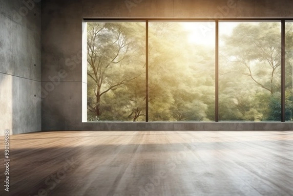 Obraz Window floor architecture flooring.
