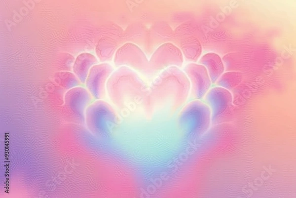 Obraz Pink and blue abstract