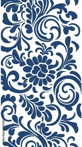 Fototapeta Ceramic tile pattern drawing white line.